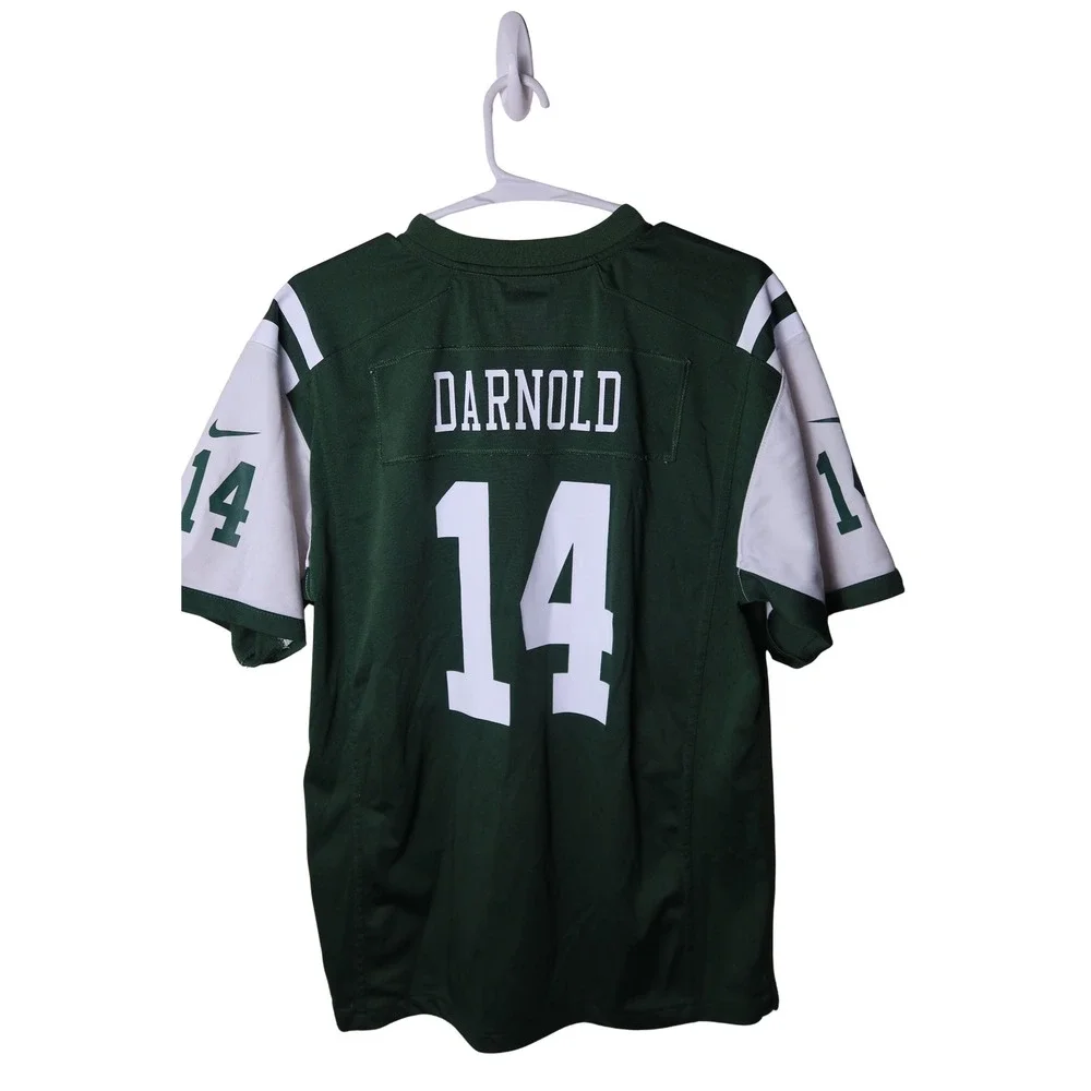 Nike NFL On Field New York Jets Sam Darnold 14 Jersey Green White Youth XL